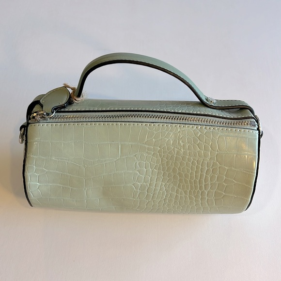 Expressions NYC Luxury Vegan Crossbody / Mini Handbag, Green - Picture 3 of 10
